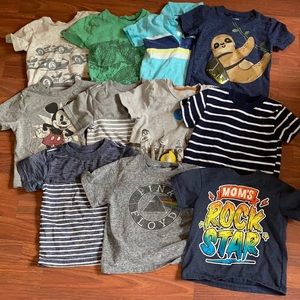 Boys 2t short sleeve lot.